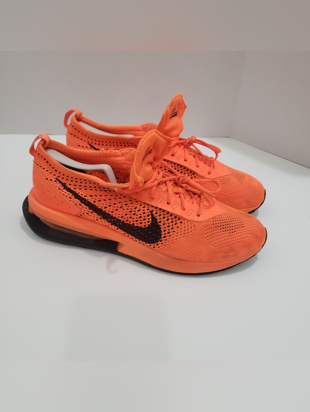 Nike Air Max Flyknit Racer NN Total Orange Black Men’s Size 11 FD0762-800 Shoes